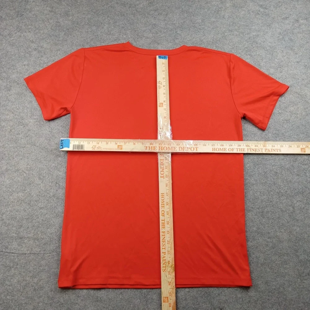 Adidas Shirt Boys Youth XL‎ 18/20 Red Short Sleeve Graphic Logo Athletic Tee